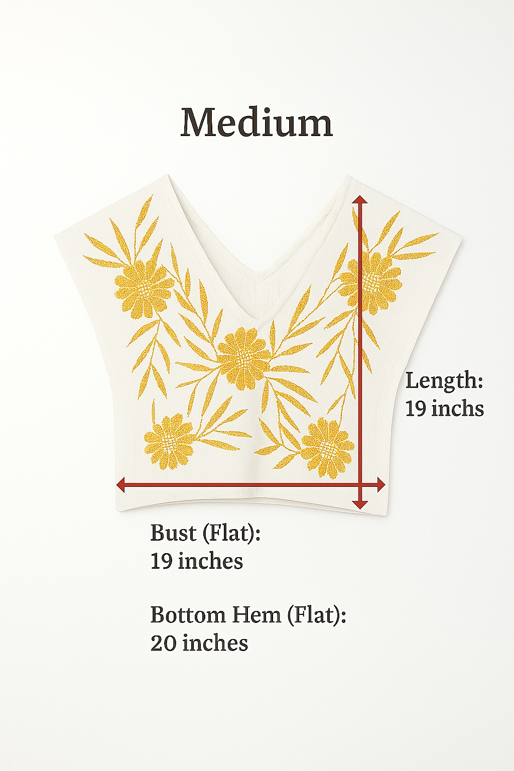 Palmita Embroidered Blouse | Handmade in Oaxaca | Sizes S–L