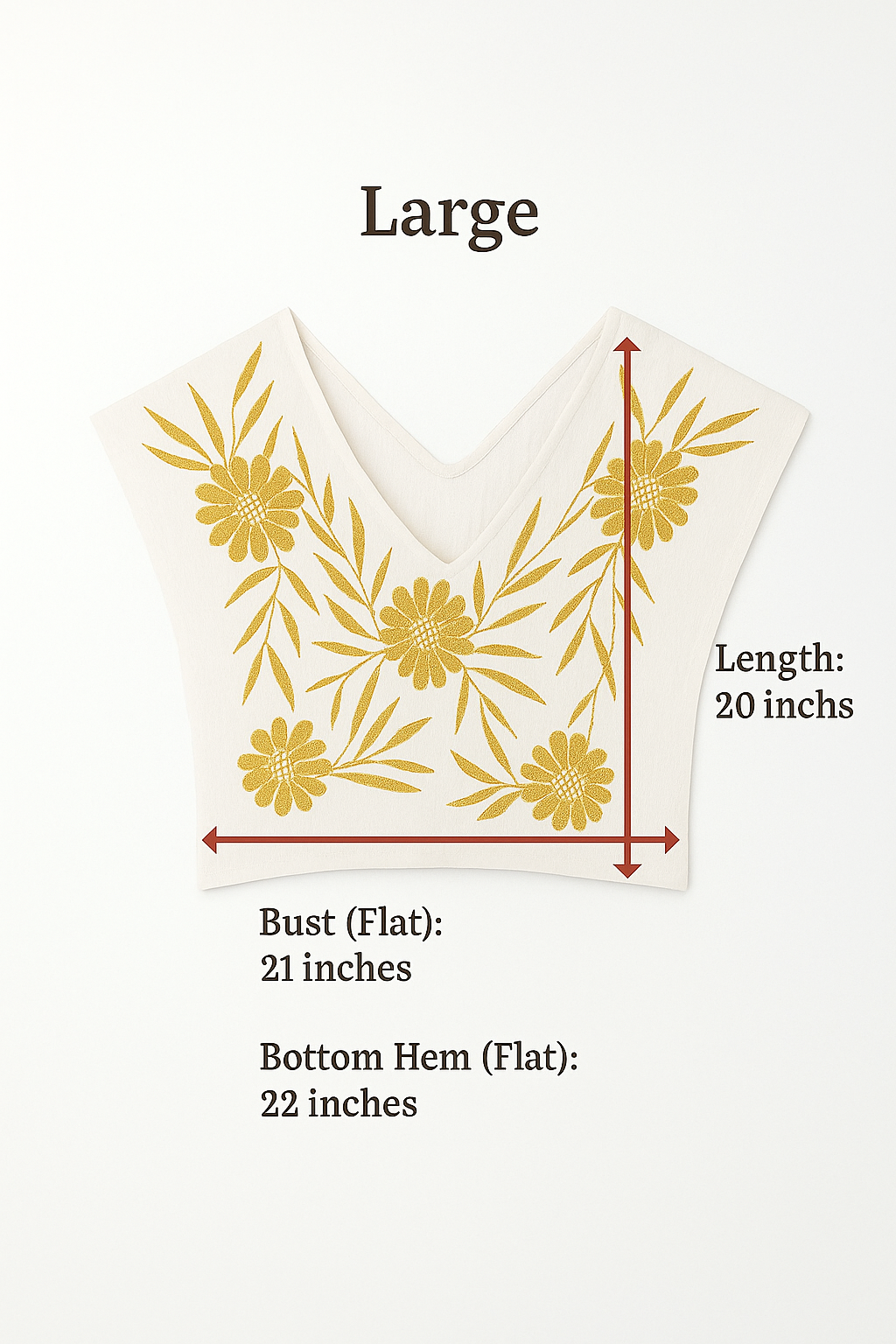 Palmita Embroidered Blouse | Handmade in Oaxaca | Sizes S–L