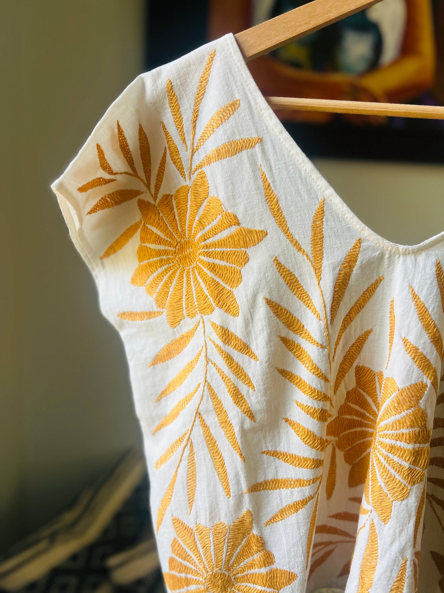 Palmita Embroidered Blouse | Handmade in Oaxaca | Sizes S–L