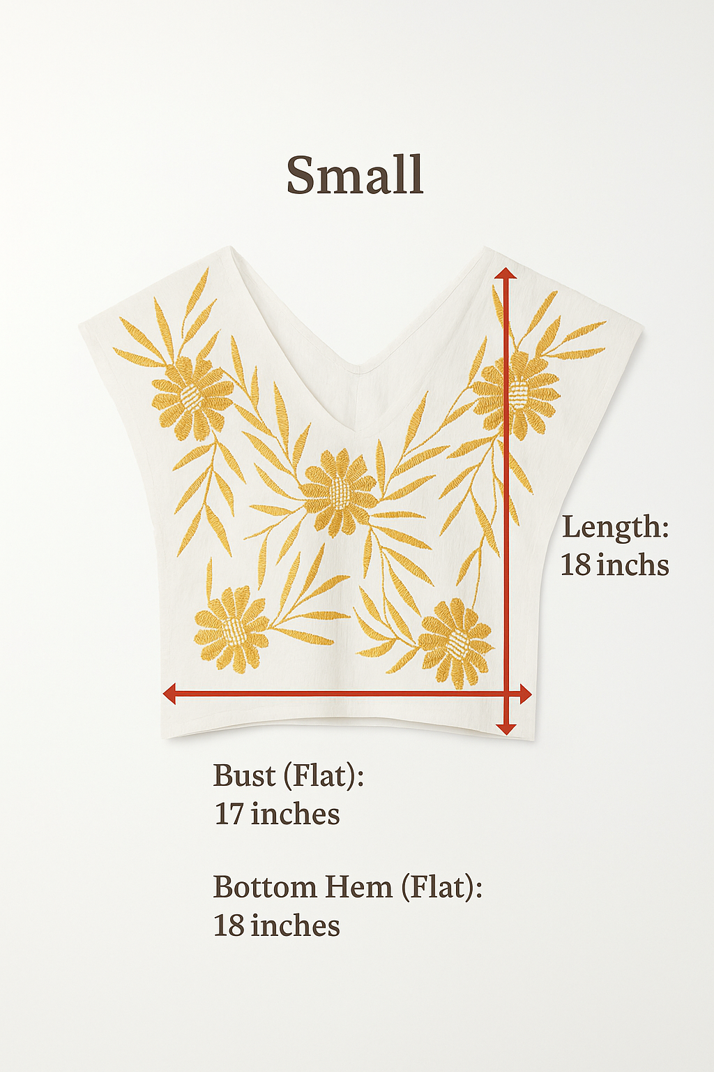 Palmita Embroidered Blouse | Handmade in Oaxaca | Sizes S–L