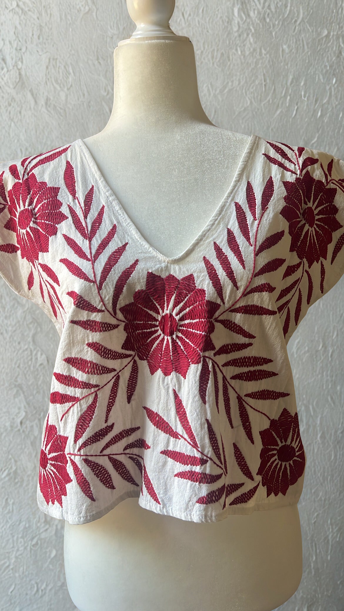 Palmita Embroidered Blouse | Handmade in Oaxaca | Sizes S–L